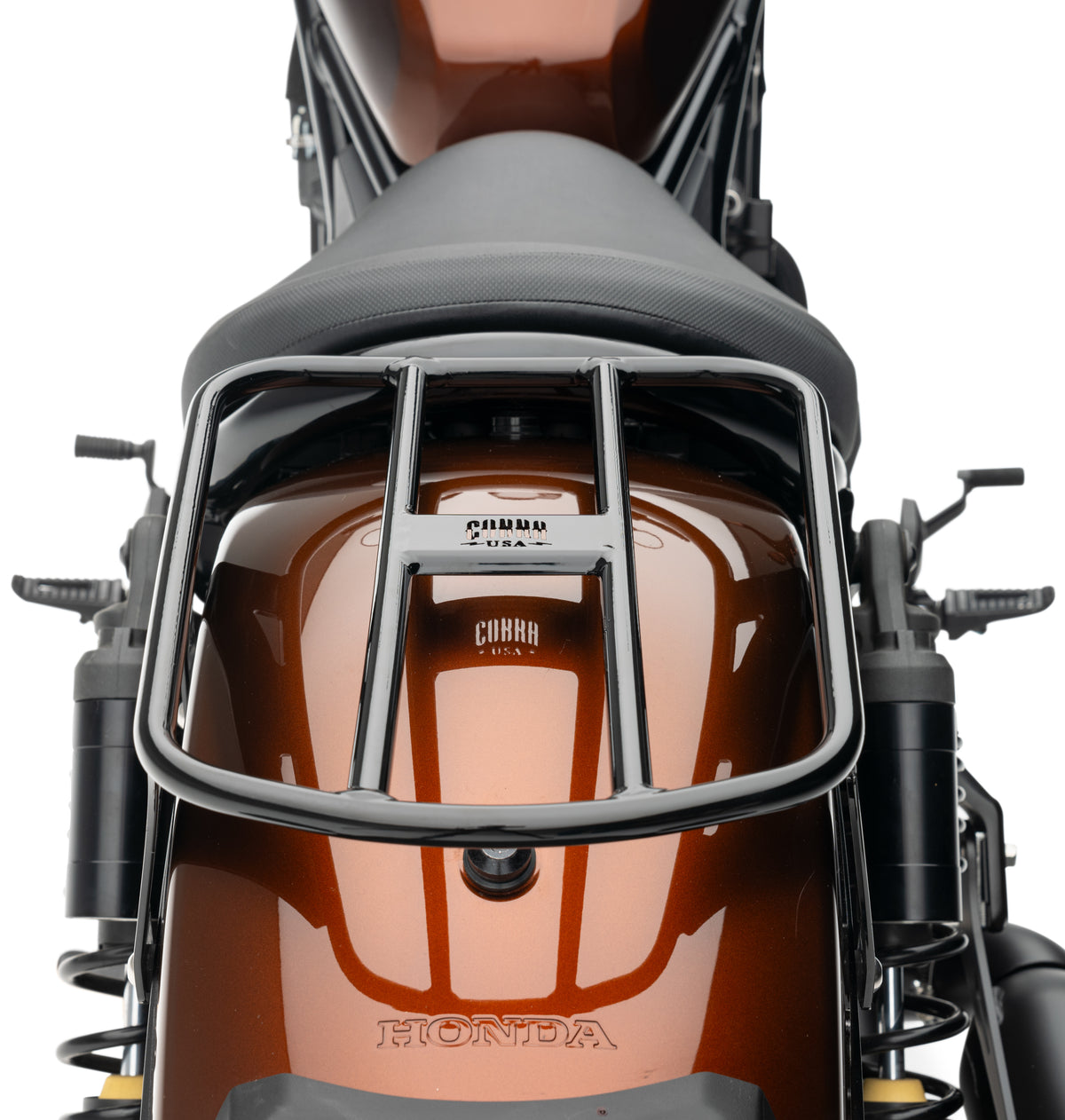 Solo Luggage Rack Tube Black Hon Rebel 1100 - 82-97556 - Cobra
