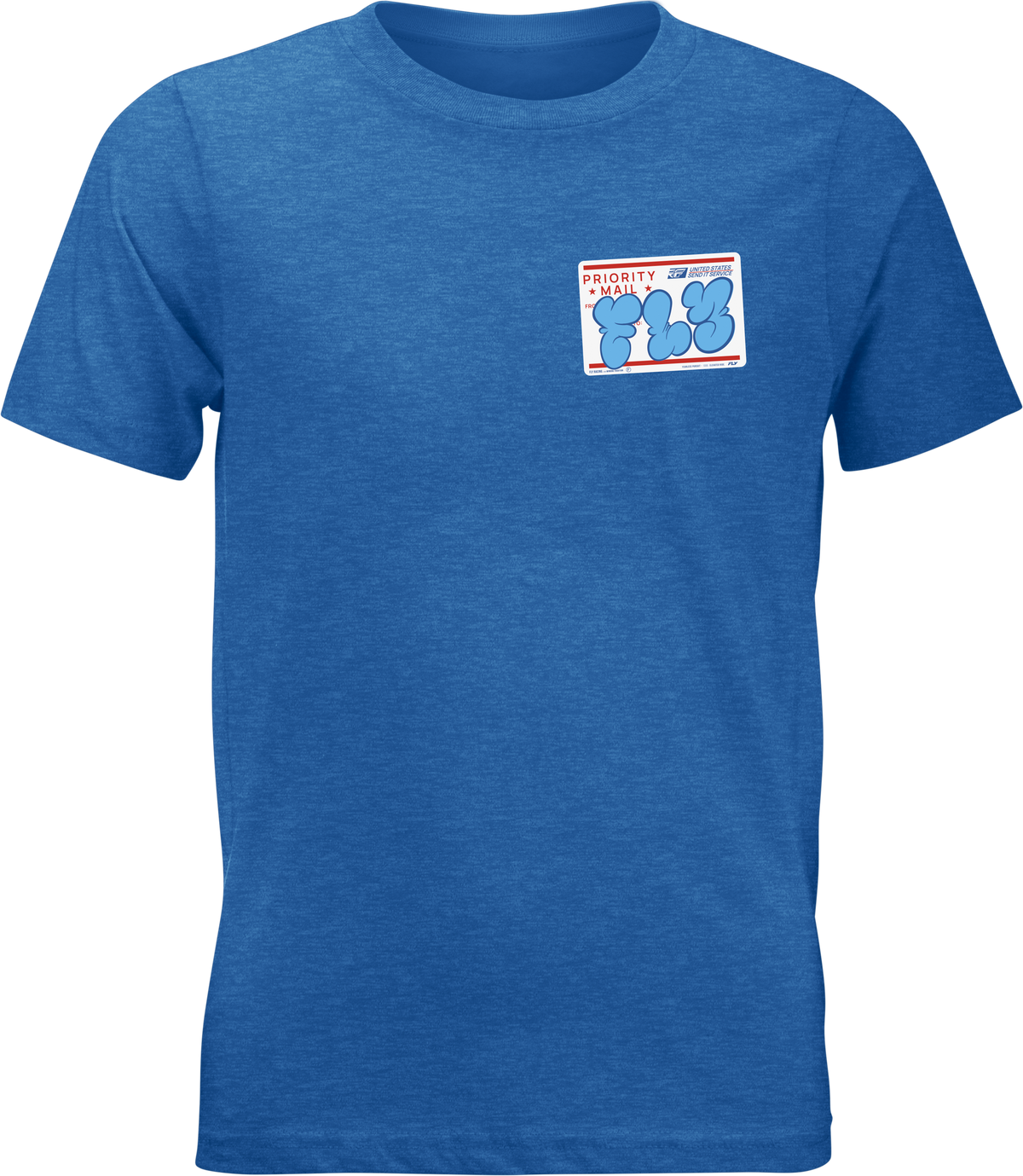 Youth Fly Graffiti Tee Blue Ys - 354-0414YS - Fly Racing