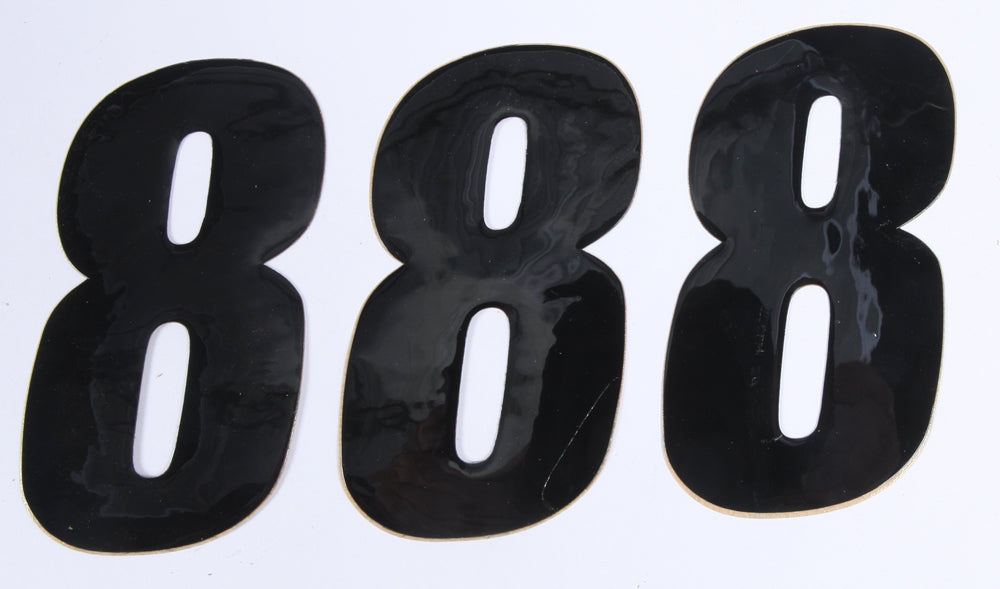 Number 8 Black 4" 3/Pk - 862-248 - DCOR