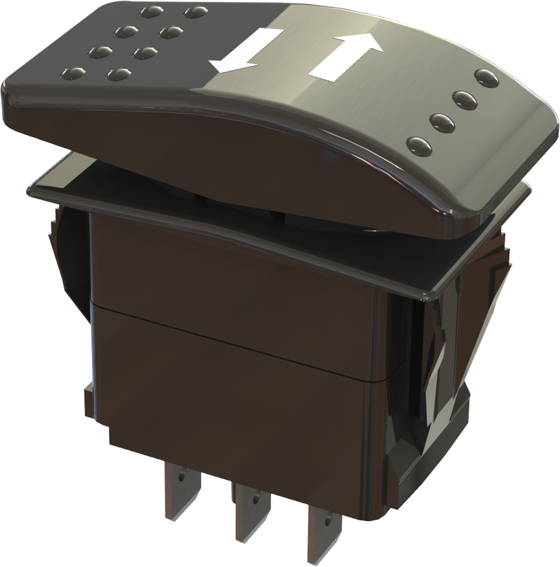Actuator Dash Rocker Switch - 10-6306 - KFI Products