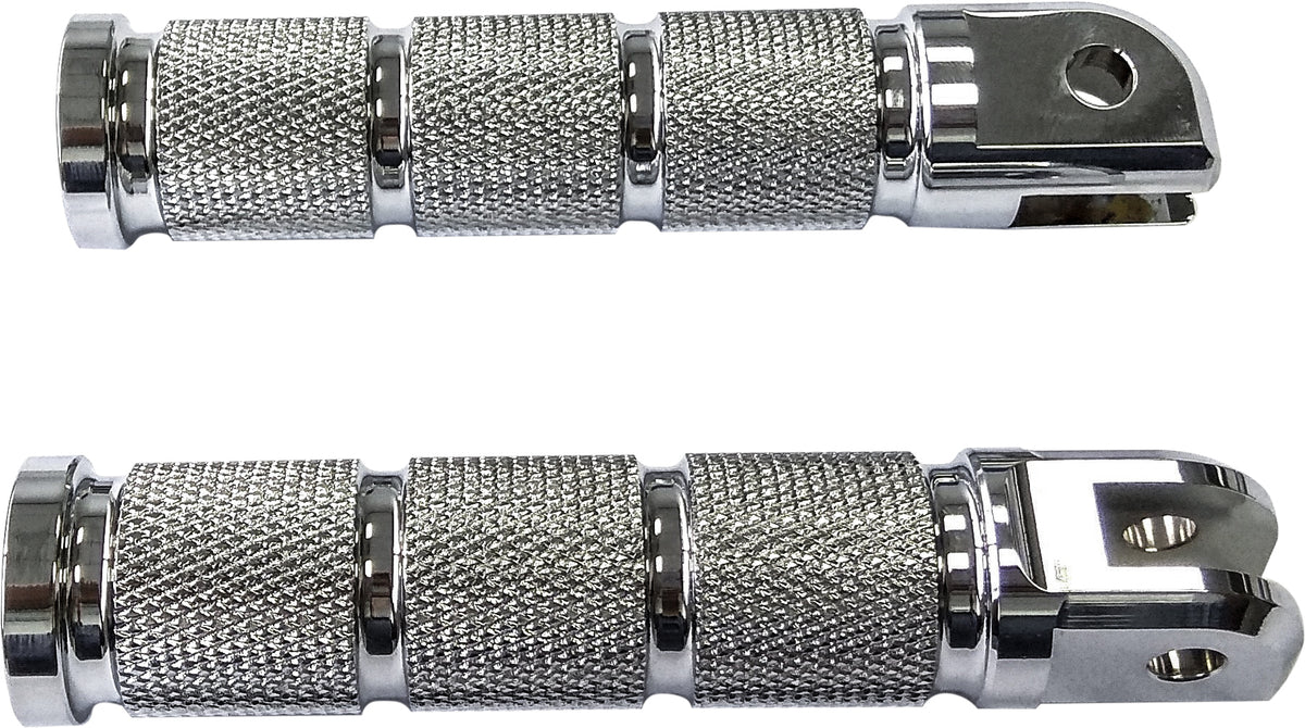 Rider Footpegs Retro Chrome M8 Softail - 820-4065 - HardDrive