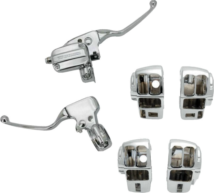 Handlebar Control Kit Chr Cable Clutch `08-16 Flh - 820-55013 - HardDrive
