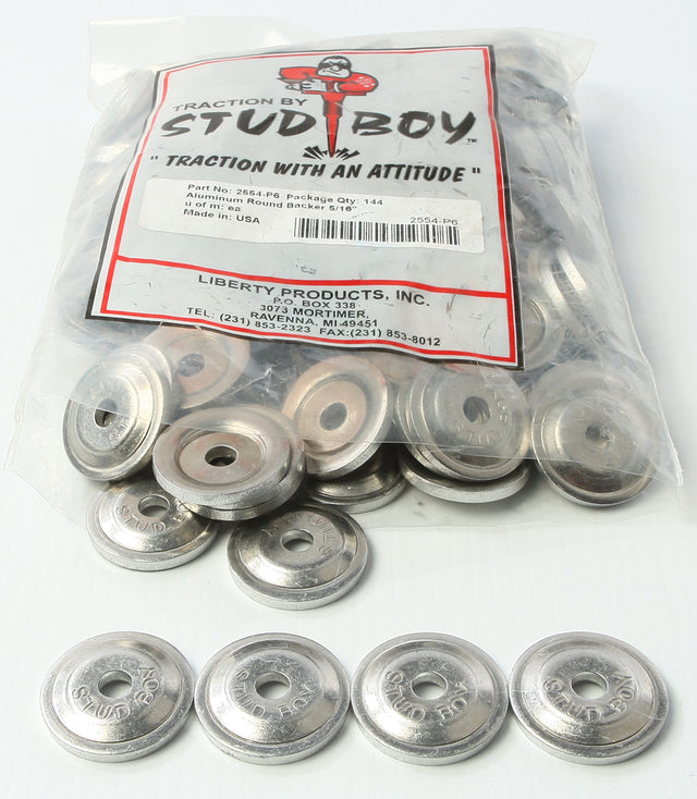 Power Plate Round Backers 144/Pk - 18-33954 - Stud Boy
