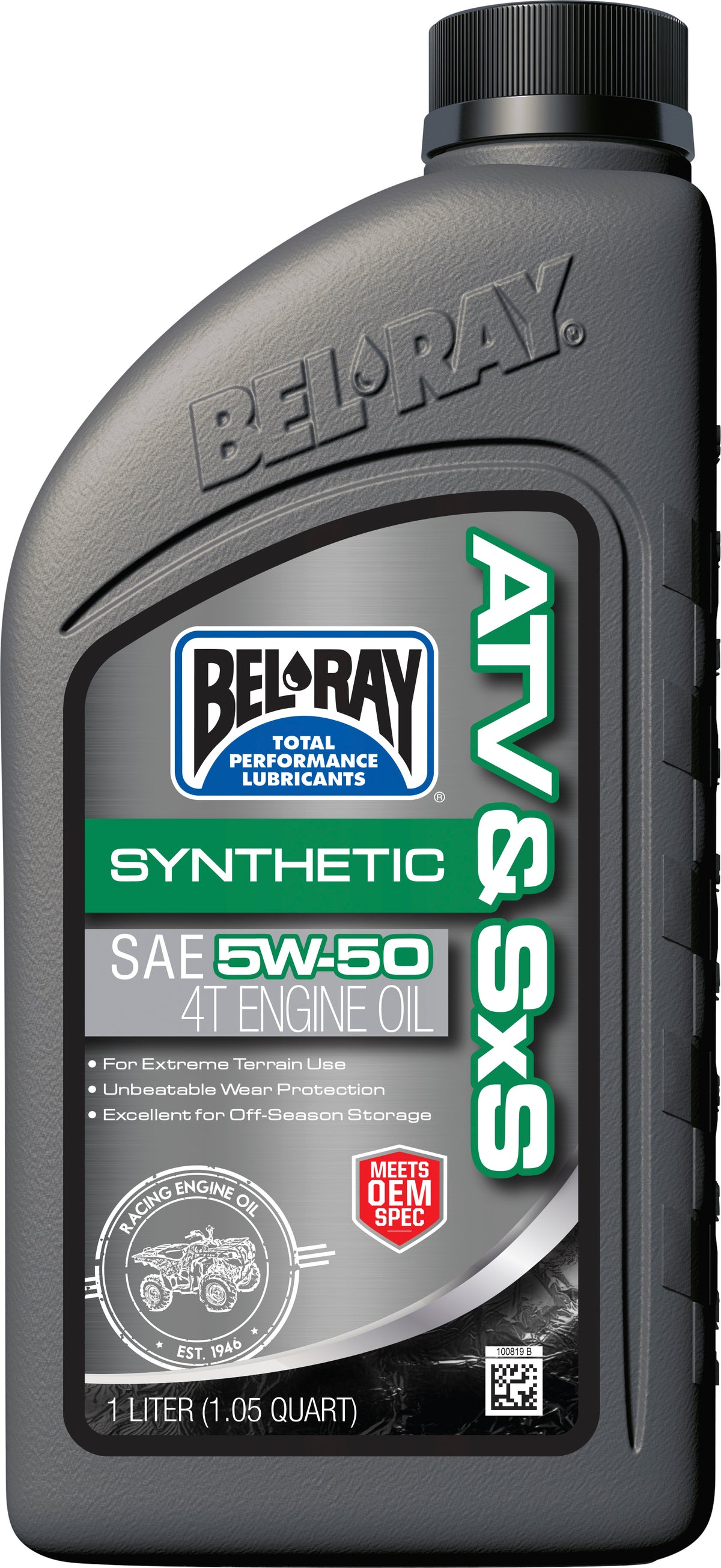 Atv & Sxs Syn Oil 5w50 4t (12/Case  Sold Ea) - 840-0071 - Bel-Ray