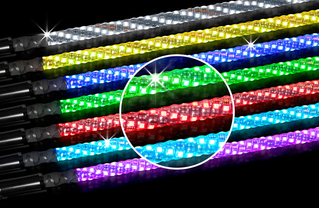 2' Rgb Led Whip Flag - 63-8092 - Boss Audio