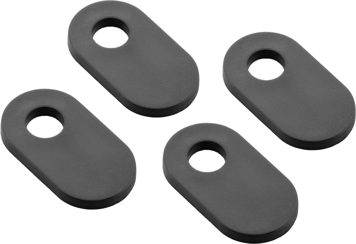 Turn Signal Mounting Kit 4 Pcs Black - 58-FR218B - RIZOMA
