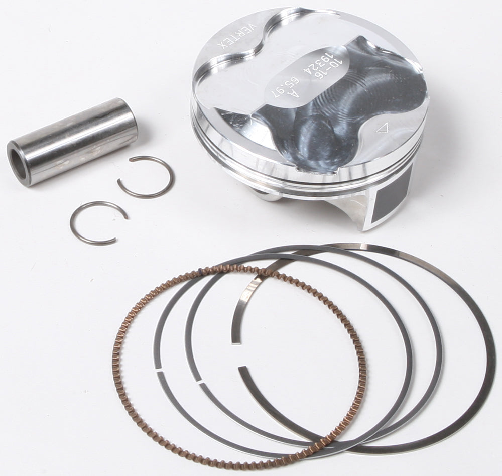 Piston Kit Hc Forged 65.97/Std 12.2:1 Hon - 175-23304A - Vertex