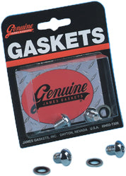 Gasket Drain Screw Fork  Flh Sftl Ex. Deuce Kit 45858-77-K - 681-4052 - James Gasket