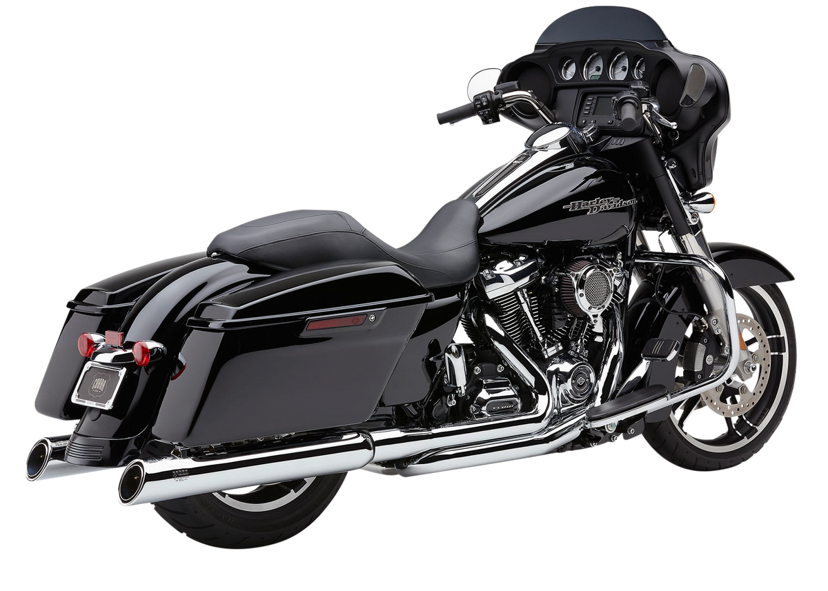 True Dual Headpipes Chrome Flh/Flt 17-24 - 82-96381 - Cobra