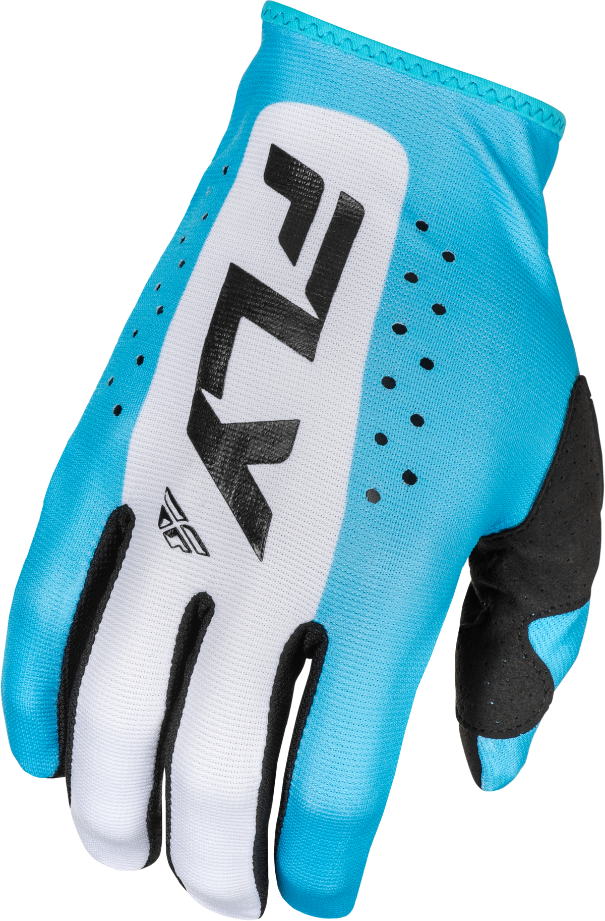 Lite Gloves Blue/White/Black 3x - 378-7123X - Fly Racing