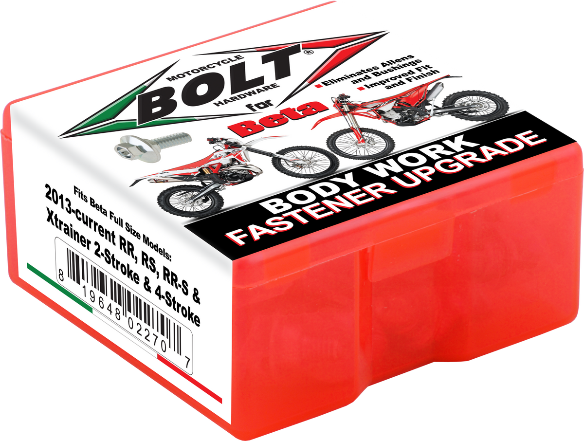 Full Plastic Fastener Kit Beta Rr/Rr-S/Rs/Xtrainer - 020-00300 - BOLT