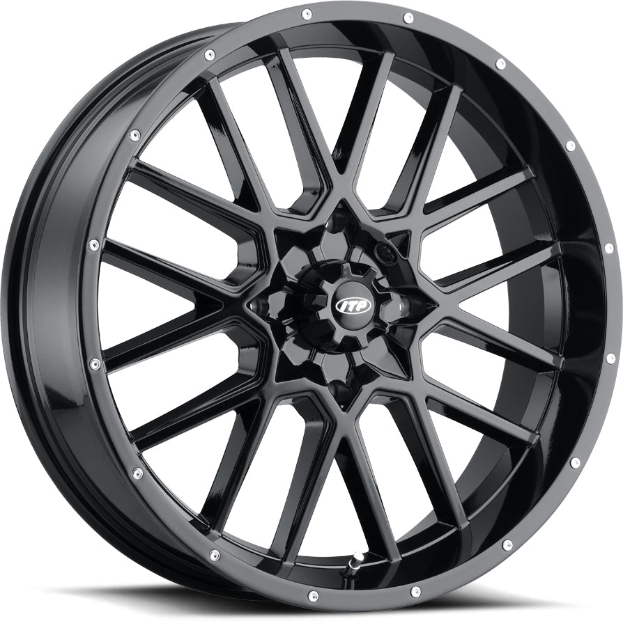 Hurricane Black 18x6.5 4/137 4 + 2.5 (+10mm) - 57-86524 - ITP