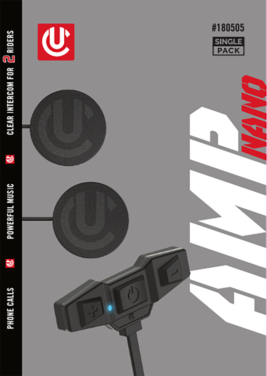 Amp Nano Single Kit Helmet Audio Single Kit - 180514 - UClear