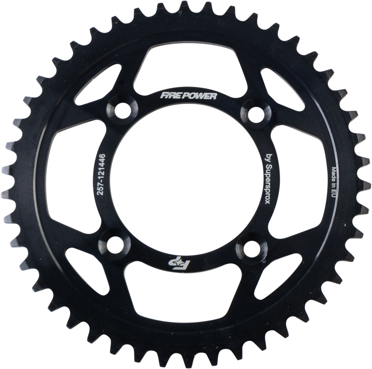 Rear Sprocket Steel 46t Blk - 257-121446 - Fire Power