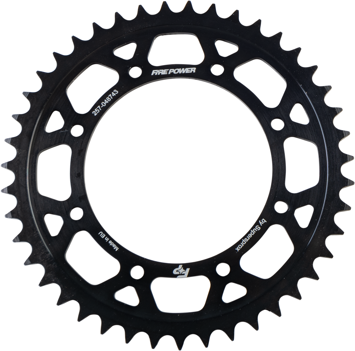 Rear Sprocket Steel 43t Blk - 257-048743 - Fire Power