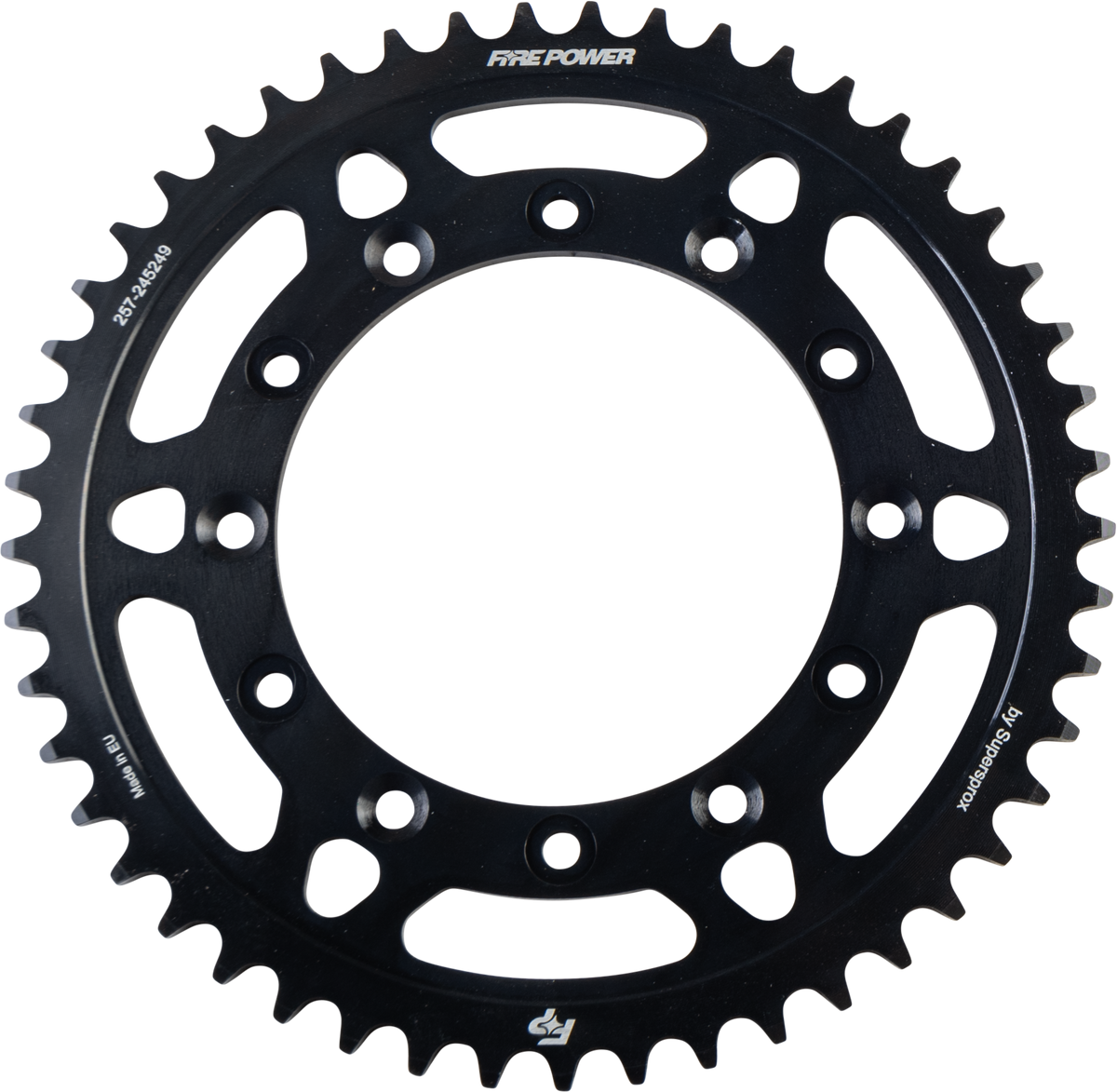 Rear Sprocket Steel 49t Blk - 257-245249 - Fire Power