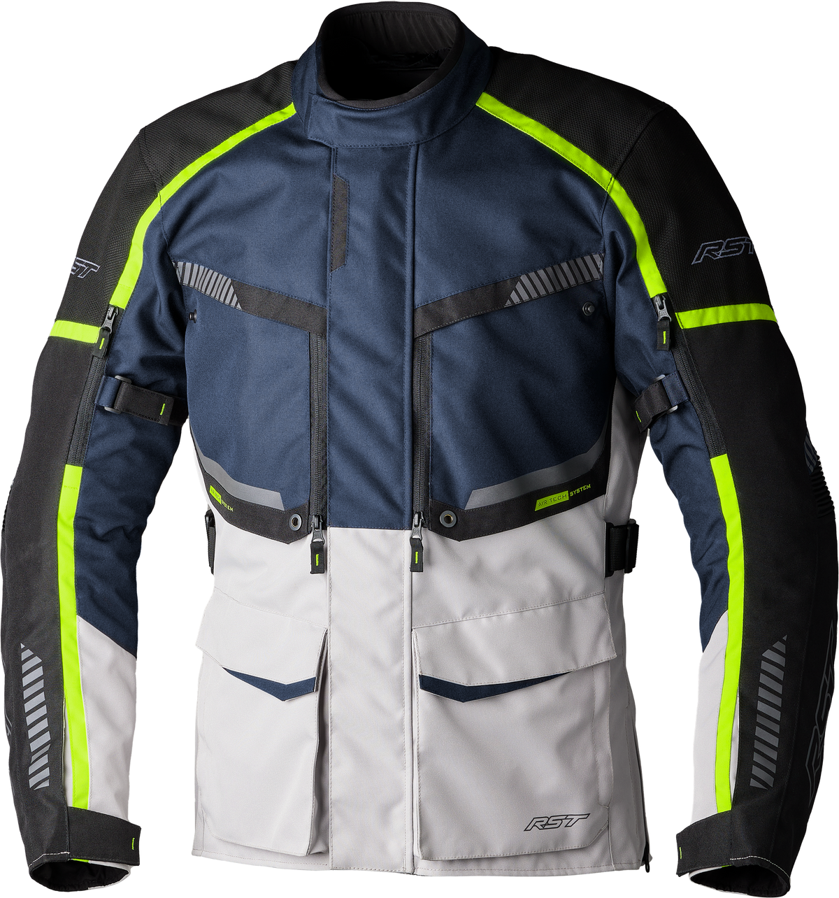 Maverick Evo Ce Jacket Navy/Silver Textile Sm - 556-3198240 - RST