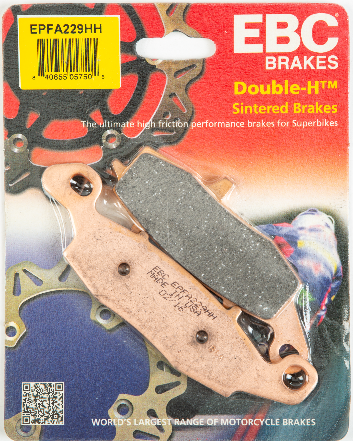 Extreme Pro Brake Pads - 15-229EP - EBC Motorcycle Brakes