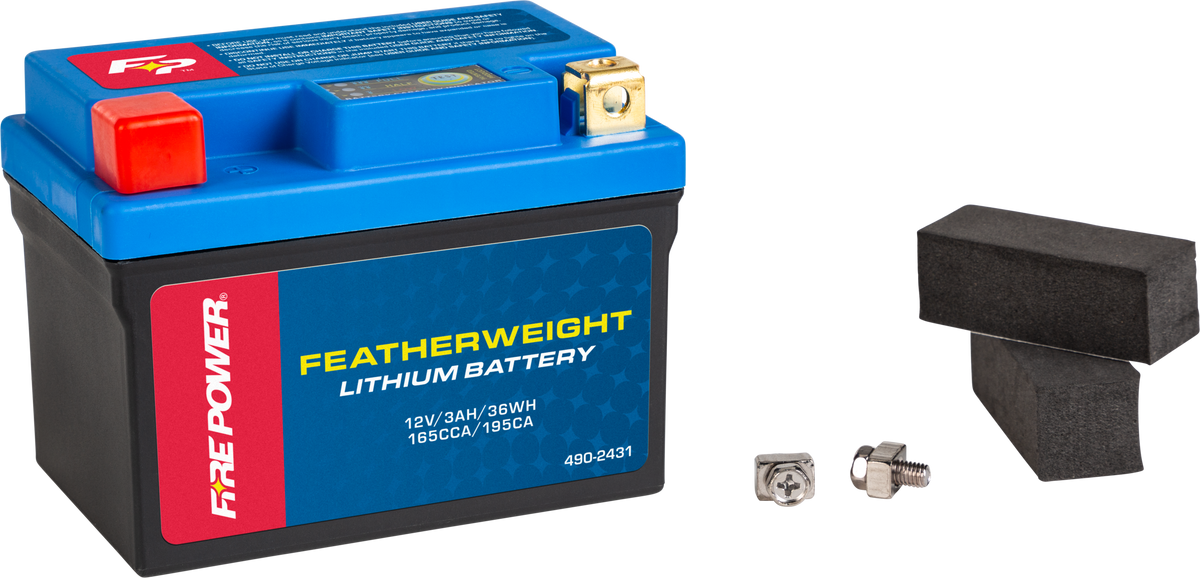 Featherweight Lithium Battery 180 Cca 12v/36wh - 490-2431 - Fire Power