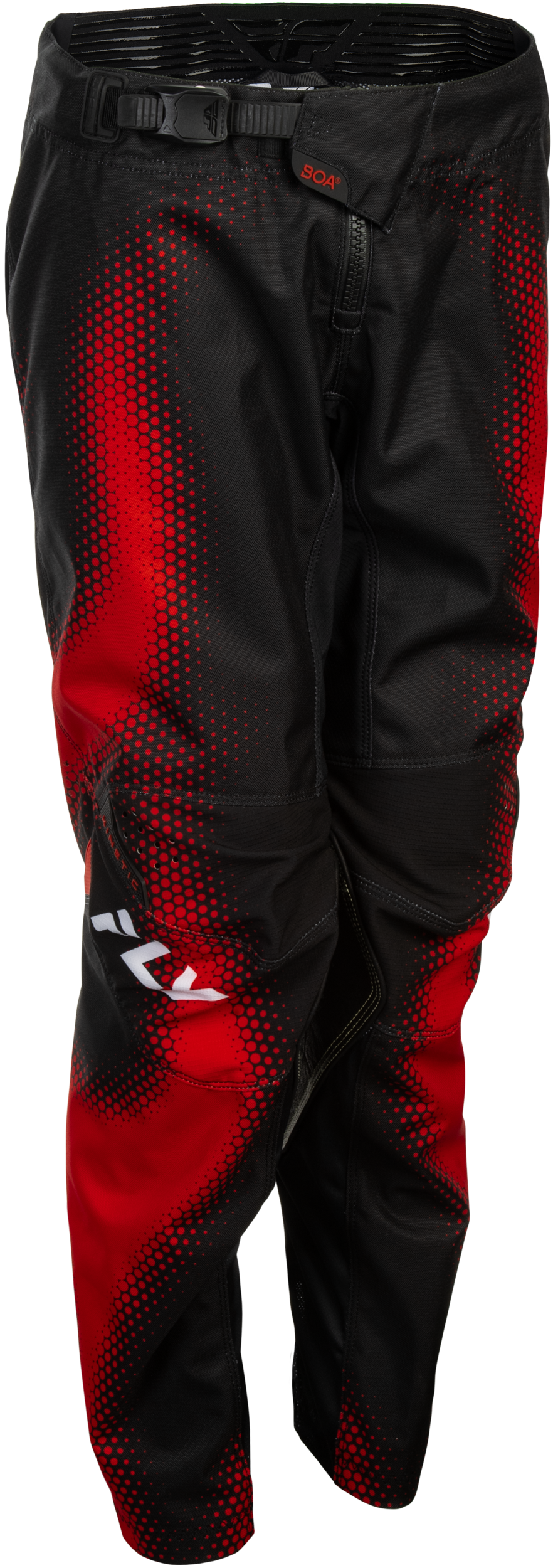 Youth Kinetic Torch Pants Black/Red/White Sz 24 - 380-53624 - Fly Racing