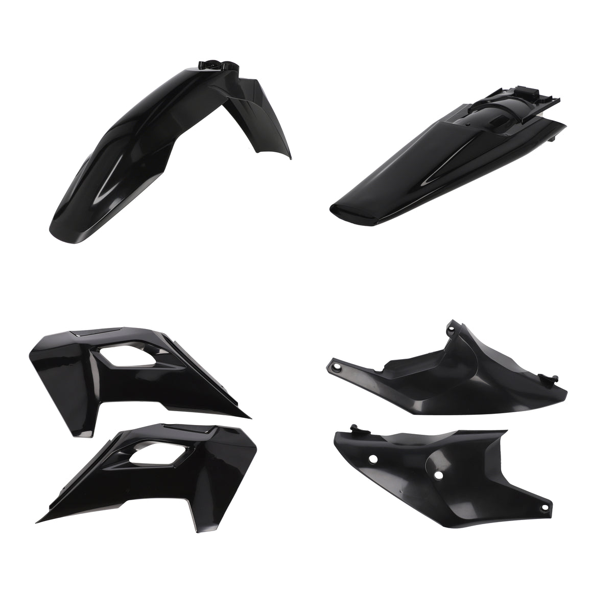 Plastic Kit Hus Black - 29866-00001 - Acerbis