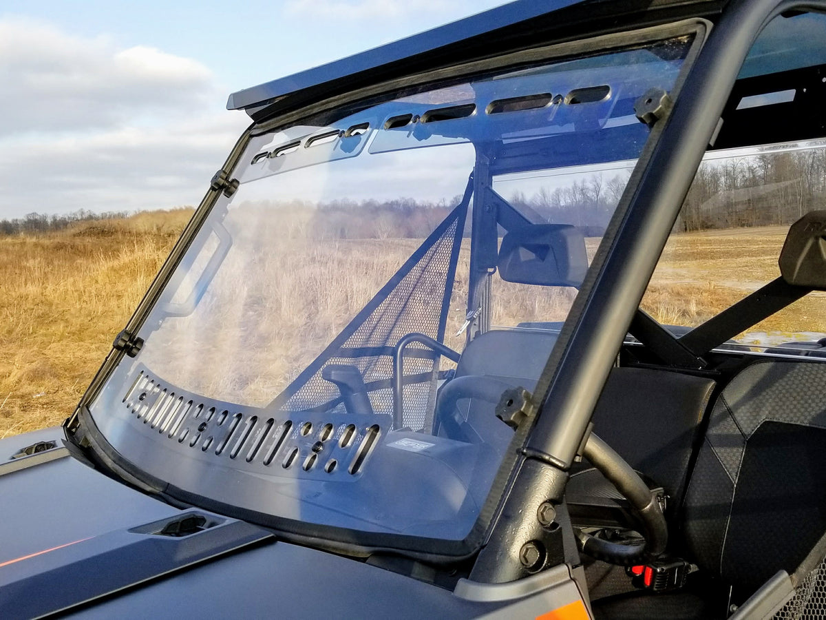 Full Windshield Dual Vent Pol Rngr Full Profit - 63-1134 - Spike Powersports