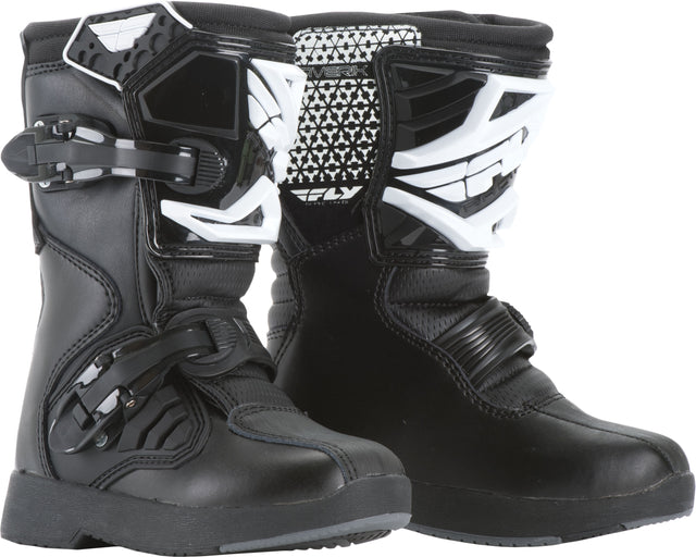 Youth Maverik Mini Boots Black Sz Y10 - 364-55096 - Fly Racing