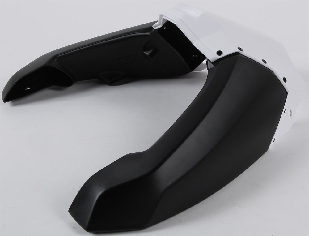 Upper Radiator Shroud White/Black - 23741-41035 - Acerbis