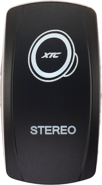 Dash Switch Rocker Face Stereo - 630-1069 - XTC POWER PRODUCTS