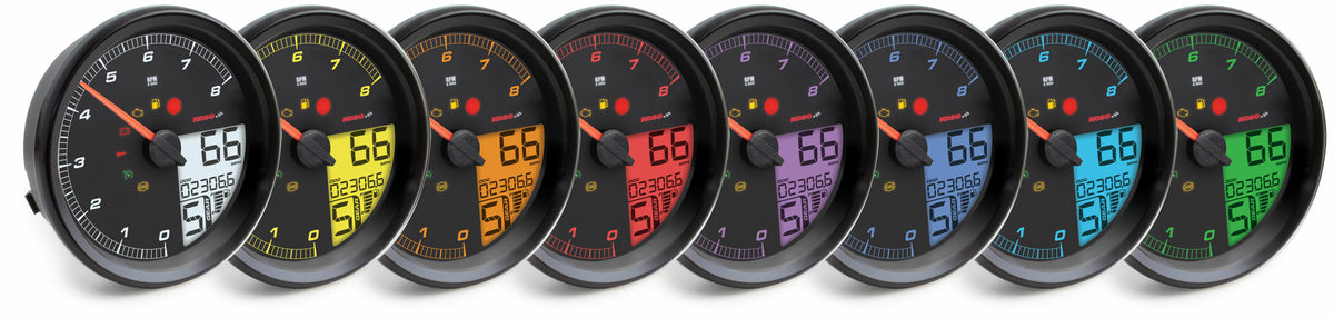 Hd-05 4.5" Gauge Black Bezel `04-17fxd 04-10fxst  04-13flhr - 28-61049 - Koso North America