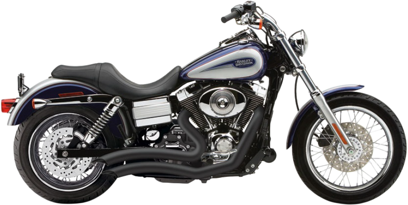 Speedster Short Swept Black Dyna 06-11 - 82-96604 - Cobra