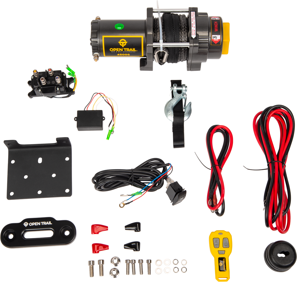 4500lb Winch Synthetic Rope - 459-0132 - Open Trail