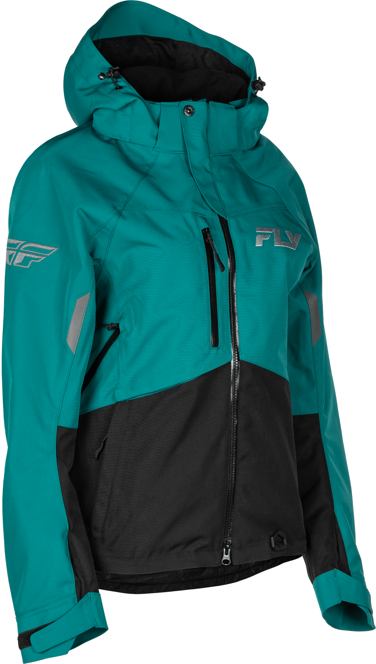 Women'S Carbon Jacket Deep Lake/Black Lg - 470-5212L - Fly Racing