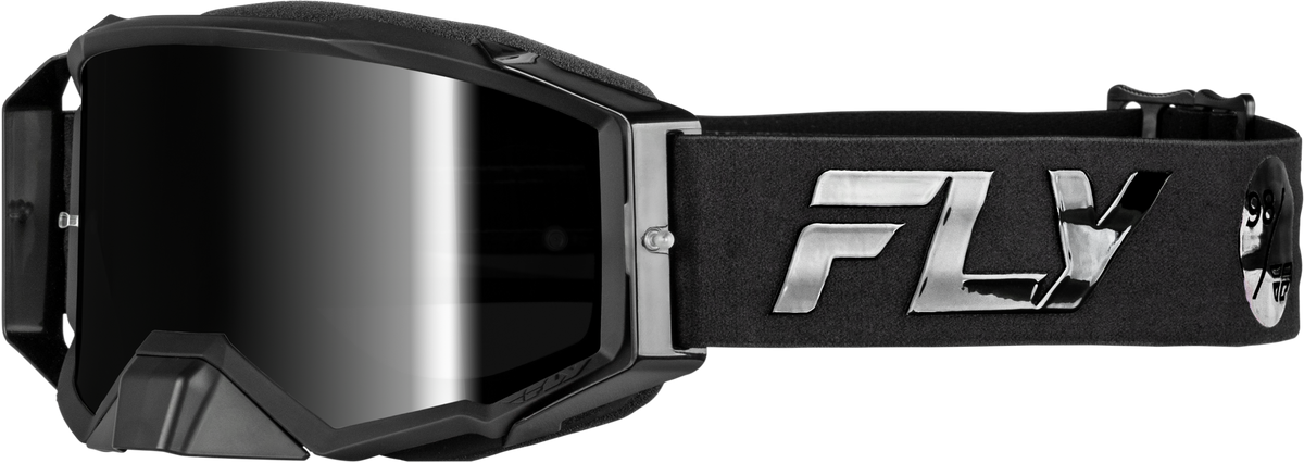 Zone Pro Goggle Black/Black W/ Black Mirror/Smoke Lens - 37-5192 - Fly Racing