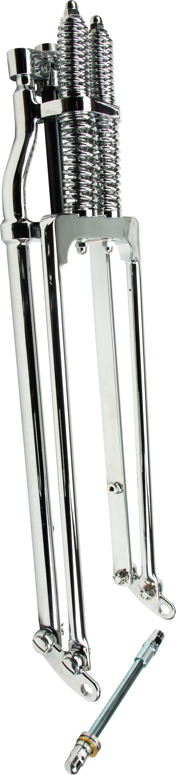 Springer Fork Tapered Leg +2 Chrome - 820-1361 - HardDrive