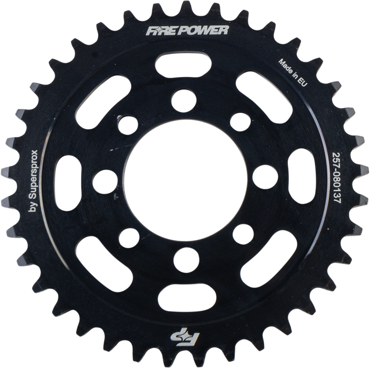 Rear Sprocket Steel 37t Blk - 257-080137 - Fire Power