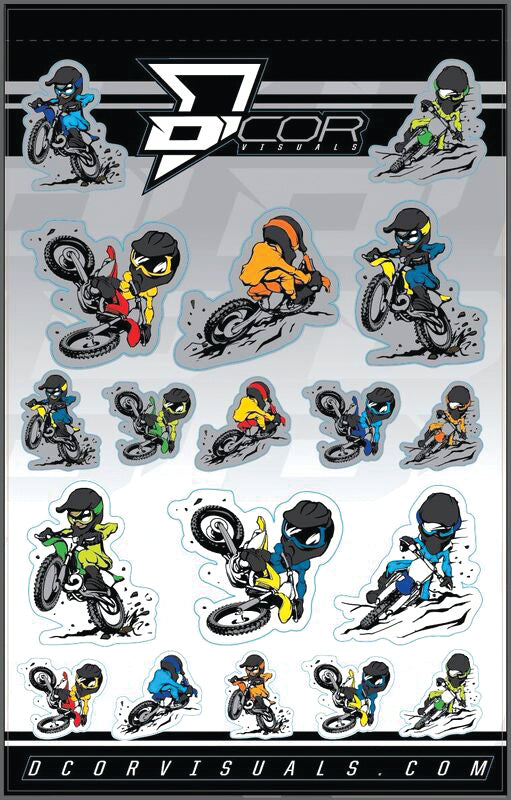 Kids Charicature Decal Sheet 4 Mil - 862-90115 - DCOR
