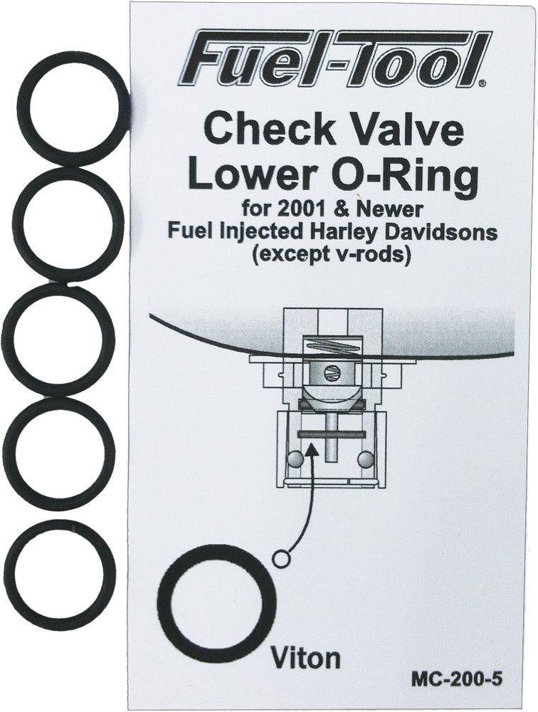 Check Valve Lower O-Rings 5/Pk - 62-5111 - Fuel Tool