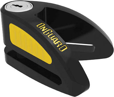 Boxer 8052 Disc Lock Blk/Yel With Reminder And Pouch - 57-9613 - OnGuard