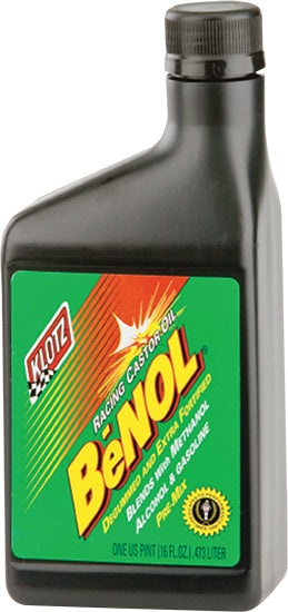 Benol Racing Castor Oil 16 Oz (10/Case  Sold Ea) - 842-0022 - Klotz Oil