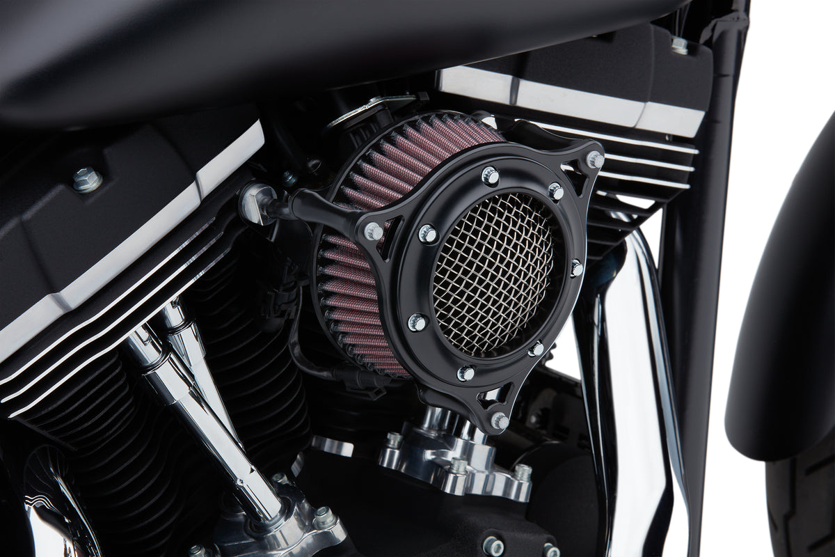 Rpt Air Intake System Black / Black Sportster 91-22 - 82-96921 - Cobra