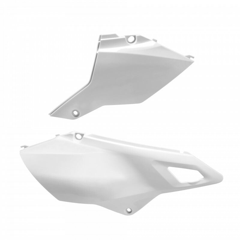 Side Panels Restyle Suzuki Dr400 White - 64-861073 - Polisport Plastics
