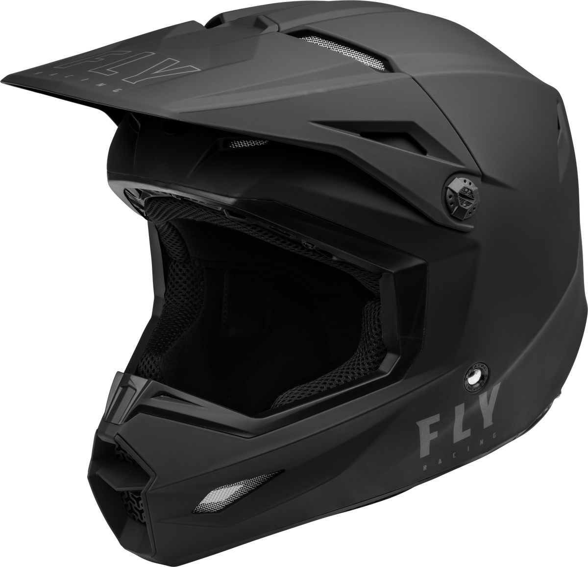 Kinetic Lite Helmet Solid Matte Black Md - 73-3473M - Fly Racing