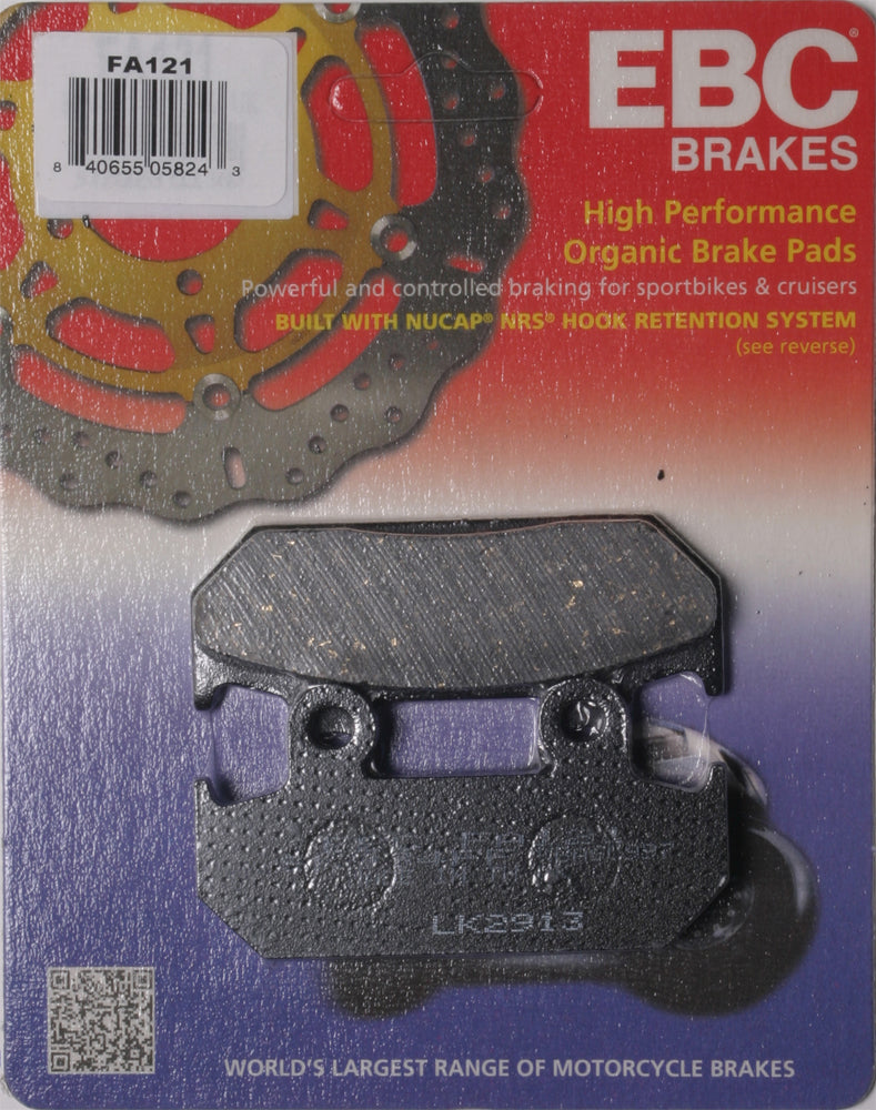 Brake Pads - 15-121 - EBC Motorcycle Brakes