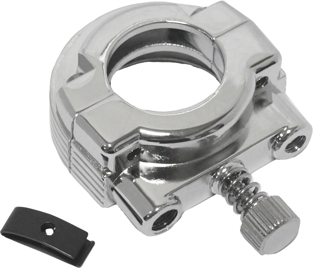 Throttle Clamp Single Cable Screw In Chrome - 820-52935 - HardDrive