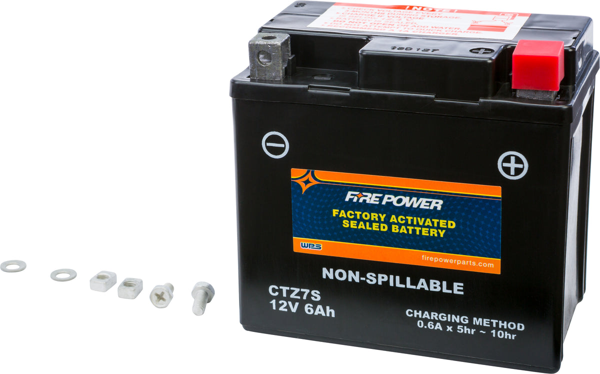 Battery Ctz7s Sealed Factory Activated - 49-2285 - Fire Power