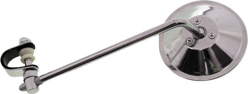 Round Clamp-On Mirror Silver 8" - 56-9866 - Emgo