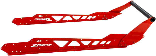Rear Bumper Red Lynx Shredder 4100 Series - 249-80359RD - Z Broz Racing
