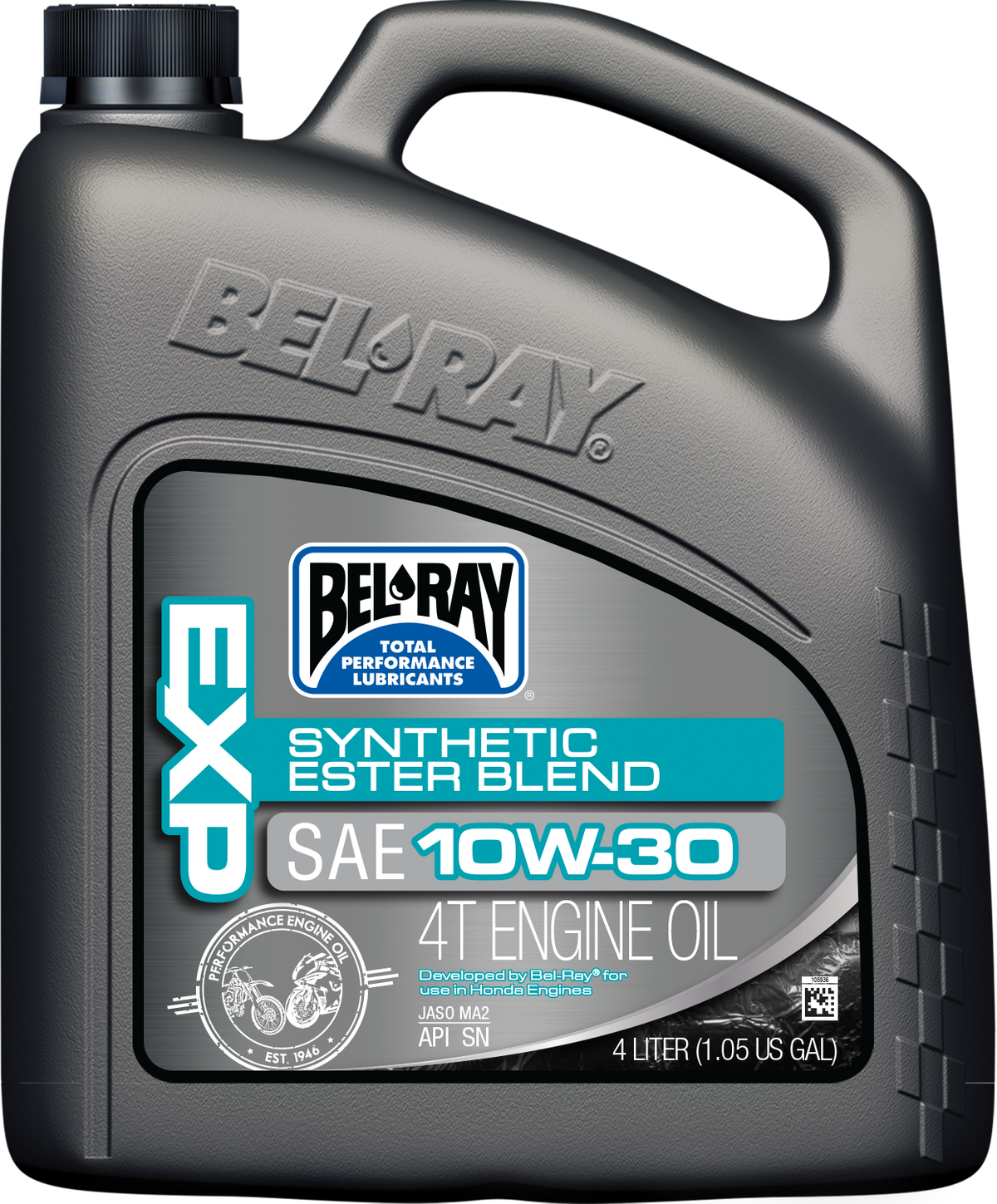 Exp Syn Ester Blend Engine Oil 4t 10w30 4l - 840-1601 - Bel-Ray