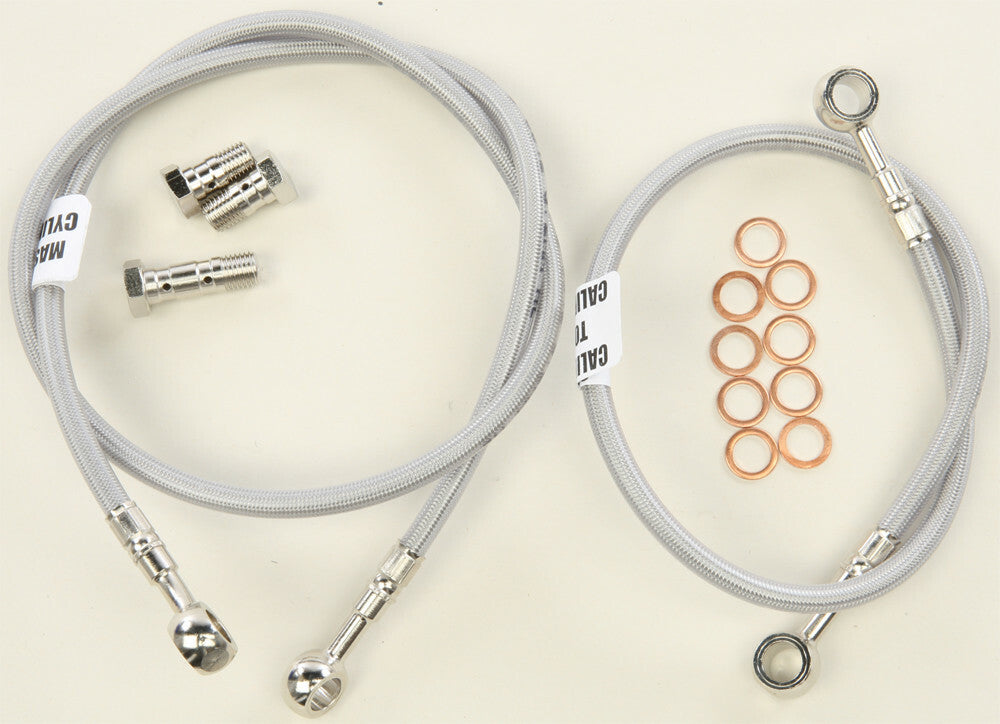 2 Line Front Brake Line Kit - 17-10210 - GBRAKES